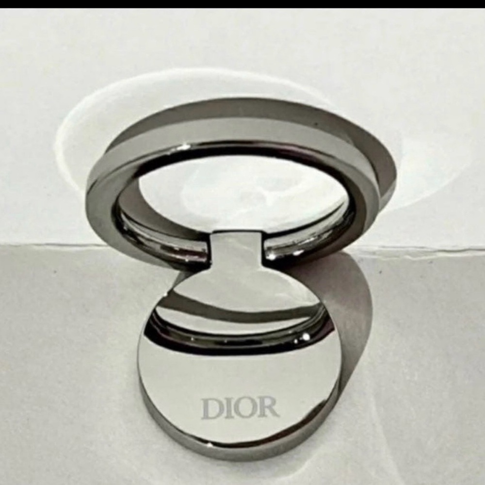 Dior Silver Phone Ring Holder
